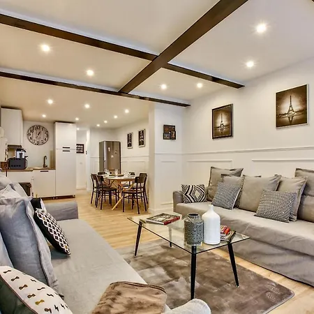 14 Luxury Flat Eiffel Design 1 Париж